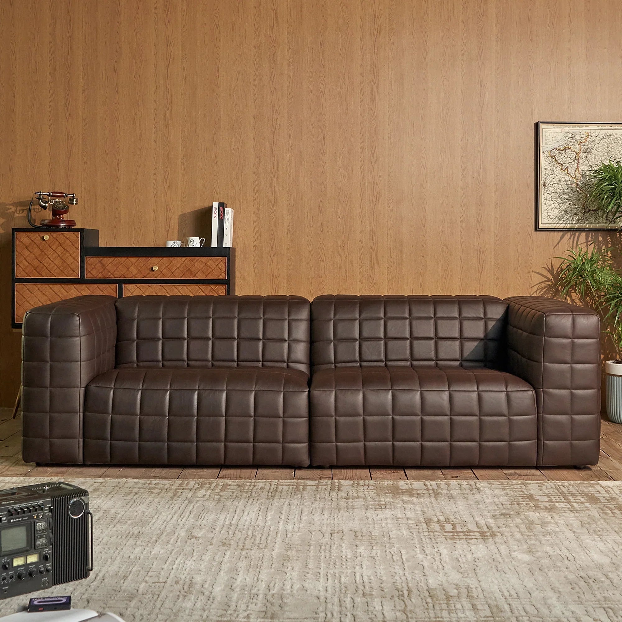 Tahoe Burnished Cocoa Sofa 94"