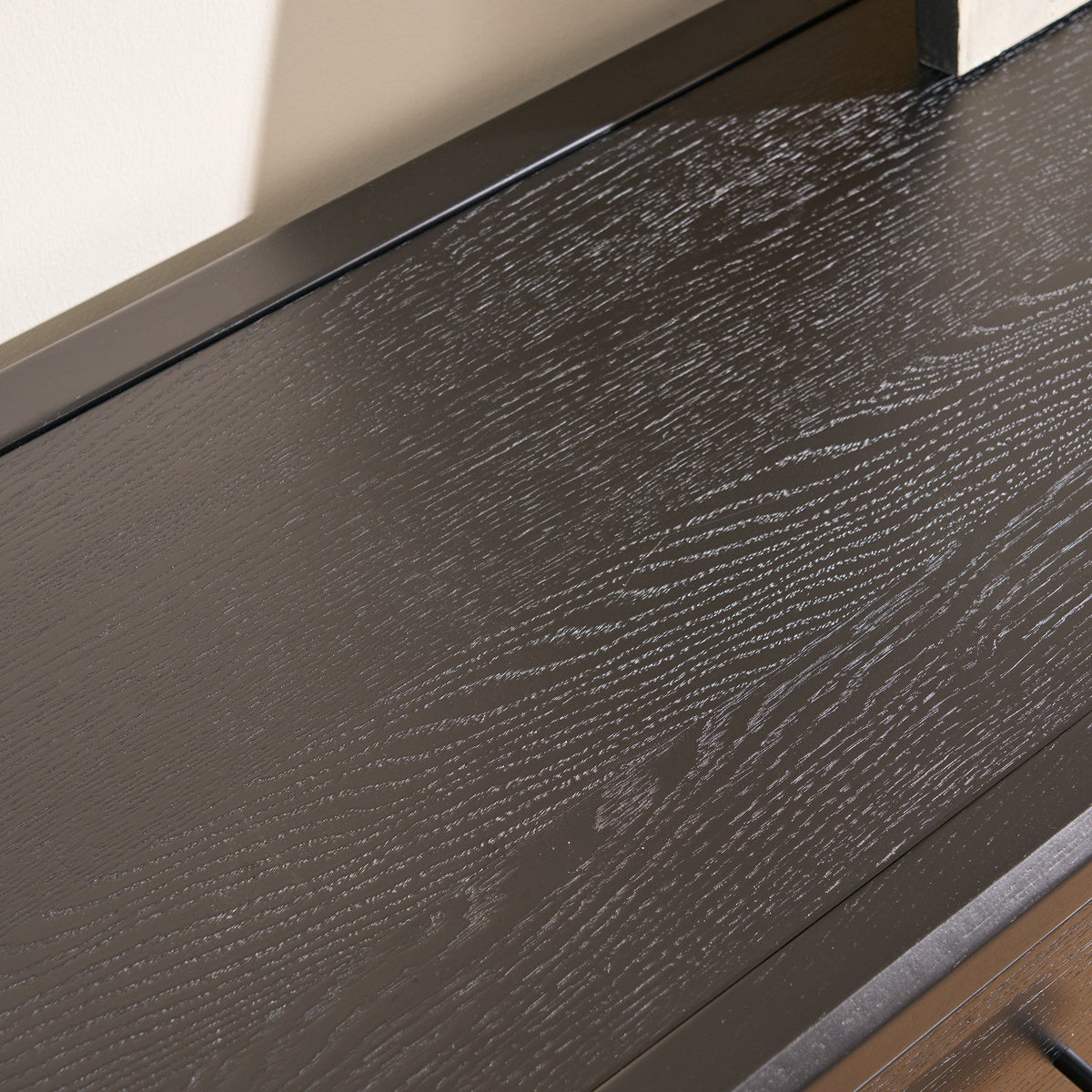 Elowen 80" Black Oak Media Console
