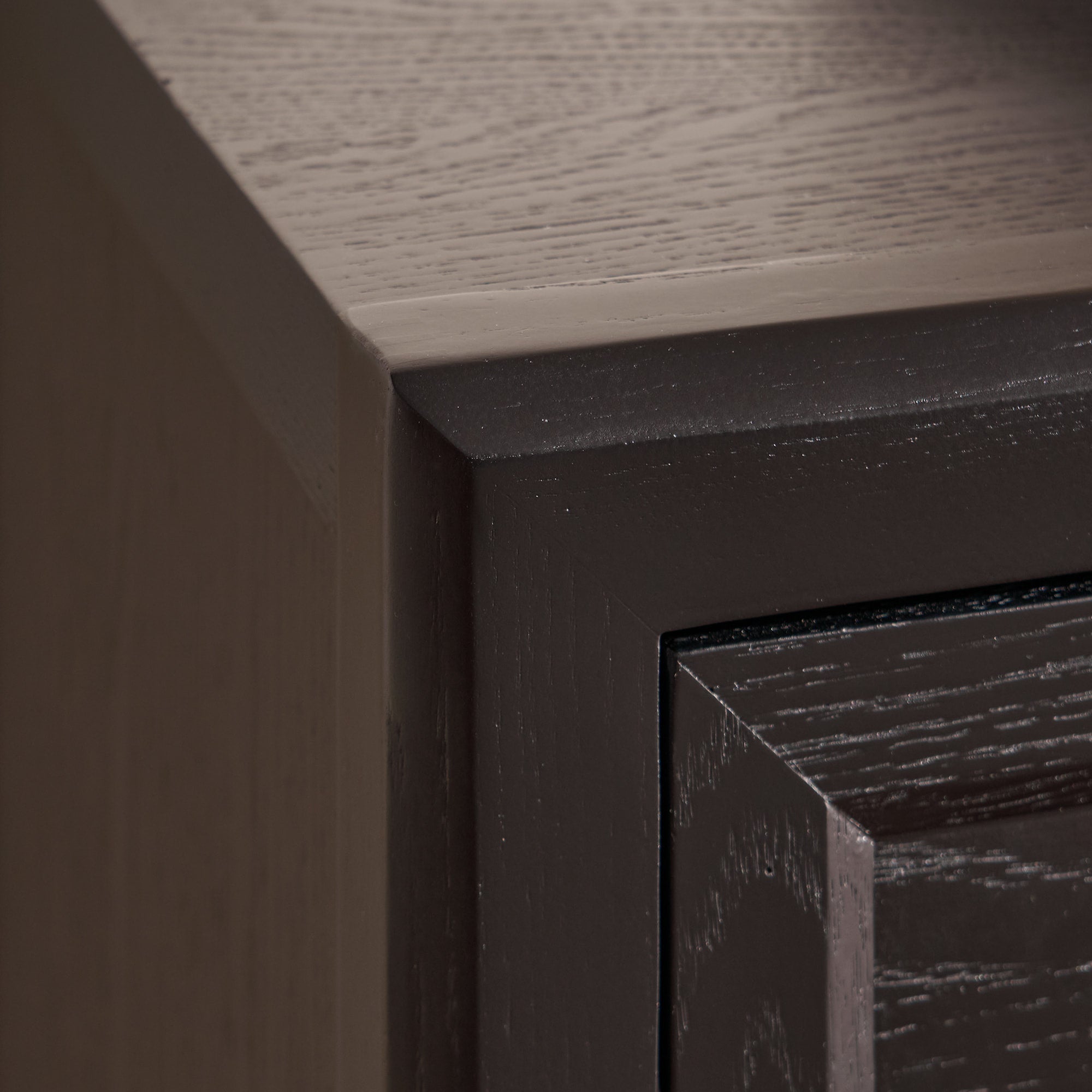 Elowen 80" Black Oak Media Console