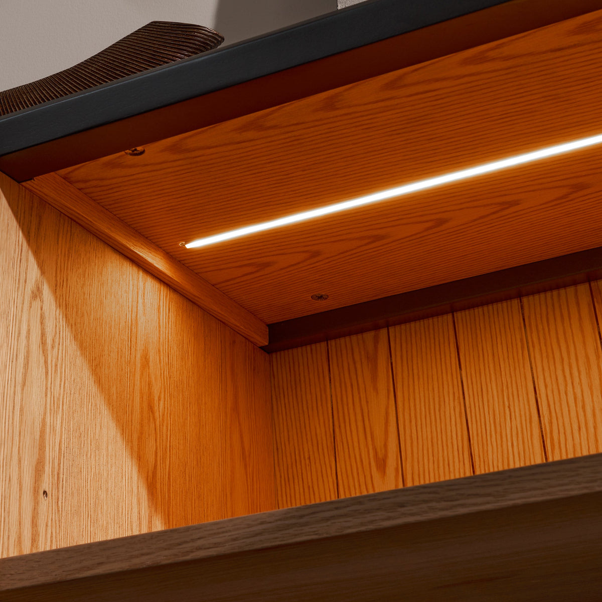 Elowen 80" Black Oak Media Console